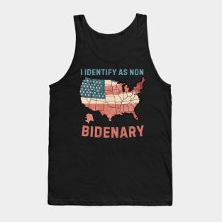 I identify as non Bidenary (v4) Tank Top